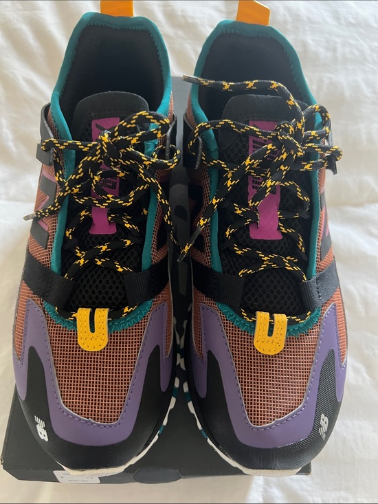 New Balance Shoes - New Balance women  Multicolor Sneakers - Purple/Teal/Yellow/Black